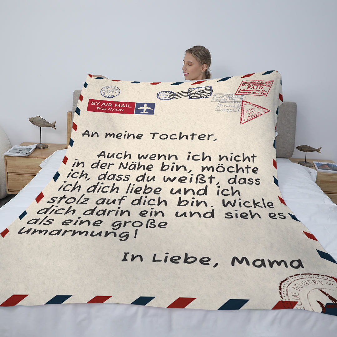 Mutter - Für meine Tochter / Für meinen Sohn - Premium Decke™ Ver. 3