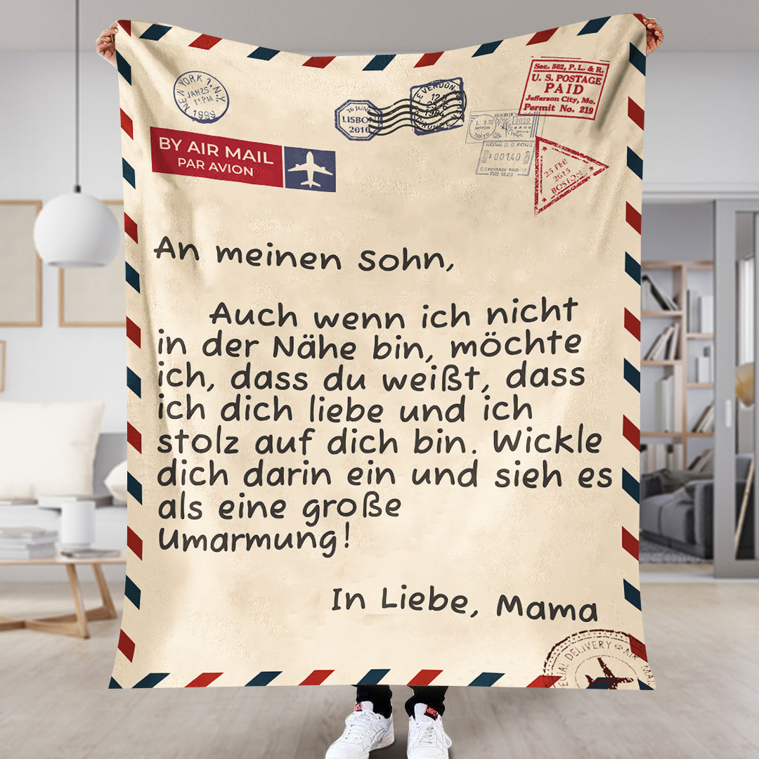 Mutter - Für meine Tochter / Für meinen Sohn - Premium Decke™ Ver. 3